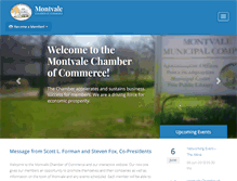 Tablet Screenshot of montvalechamber.com
